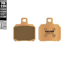 Galfer Brake Pad Sintered Scooter