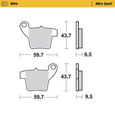 Moto Master Brake Pad Nitro Sport