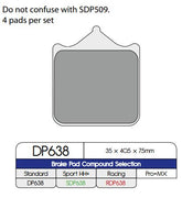 Dp Brakes Brake Pad Sintered