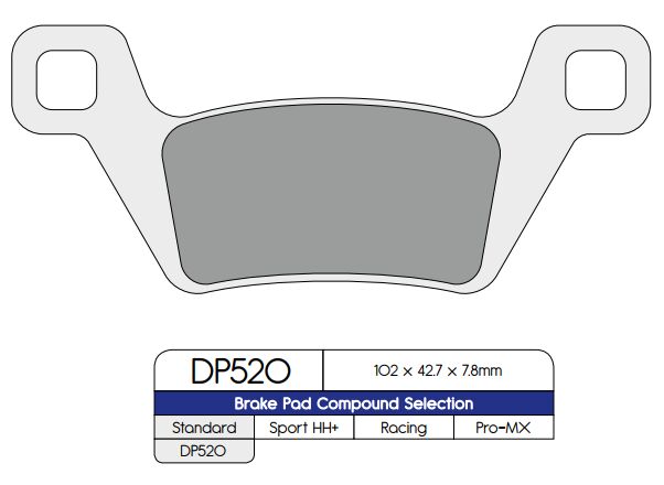 Dp Brakes Brake Pad Sintered