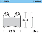 Moto Master Brake Pad Racing Gp