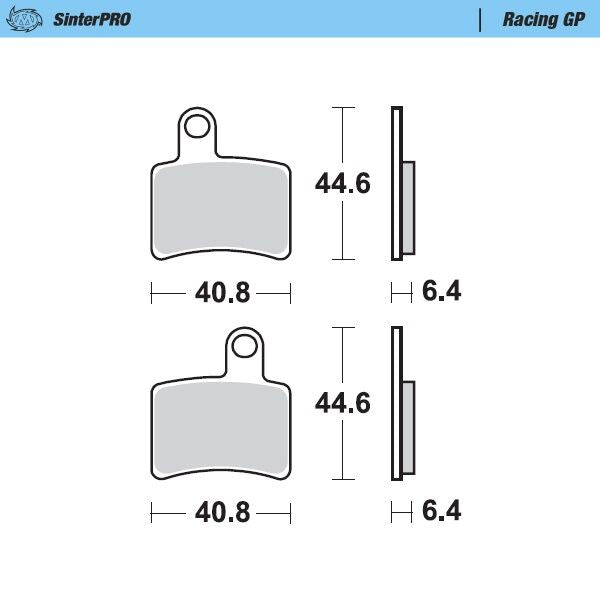 Moto Master Brake Pad Racing Gp