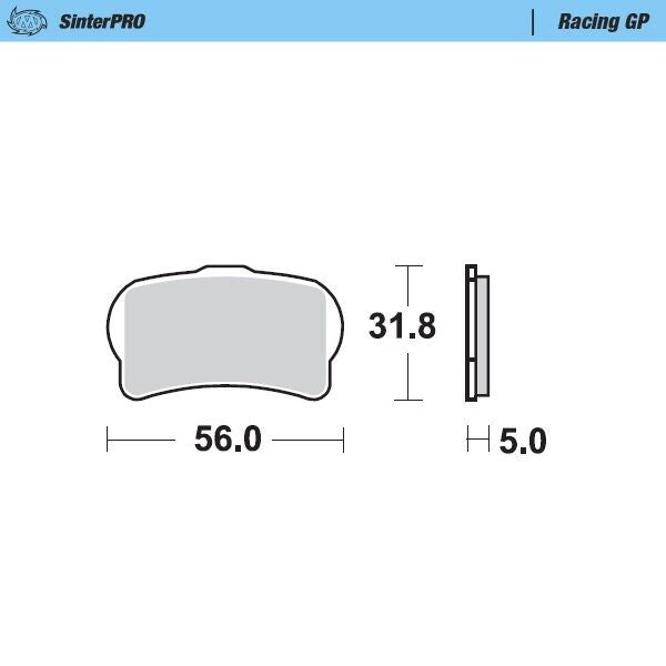 Moto Master Brake Pad Racing Gp