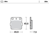 Moto Master Brake Pad Nitro