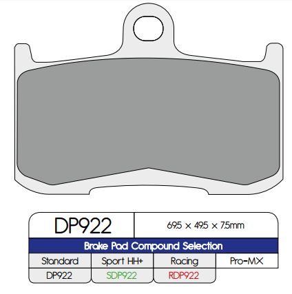 Dp Brakes Brake Pad Sinter