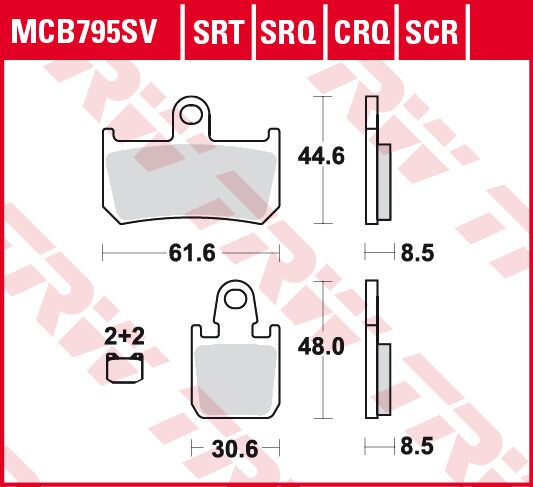 Trw Brake Pads Sinter Track