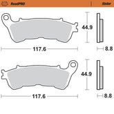 Moto Master Brake Pad Sinter Front