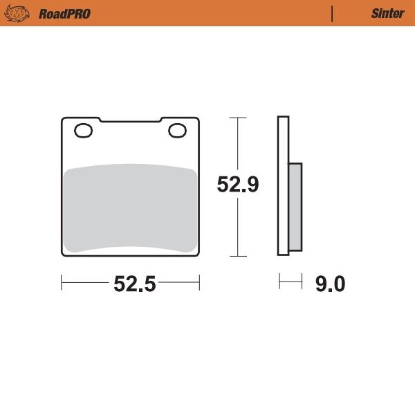 Moto Master Brake Pad Sinter Rear