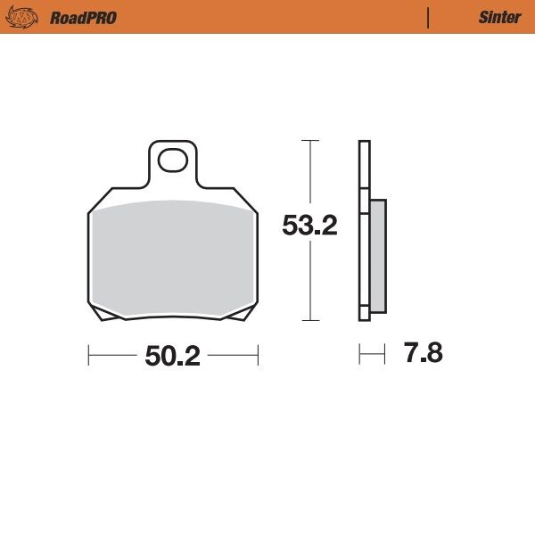 Moto Master Brake Pad Sinter Rear