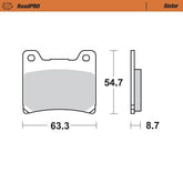 Moto Master Brake Pad Sinter Rear