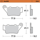 Moto Master Brake Pad Sinter Rear