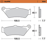 Moto Master Brake Pad Sinter Rear