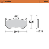 Moto Master Brake Pad Sinter Rear