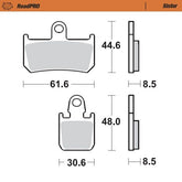 Moto Master Brake Pad Sinter Front