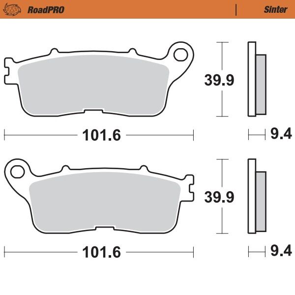 Moto Master Brake Pad Sinter Rear