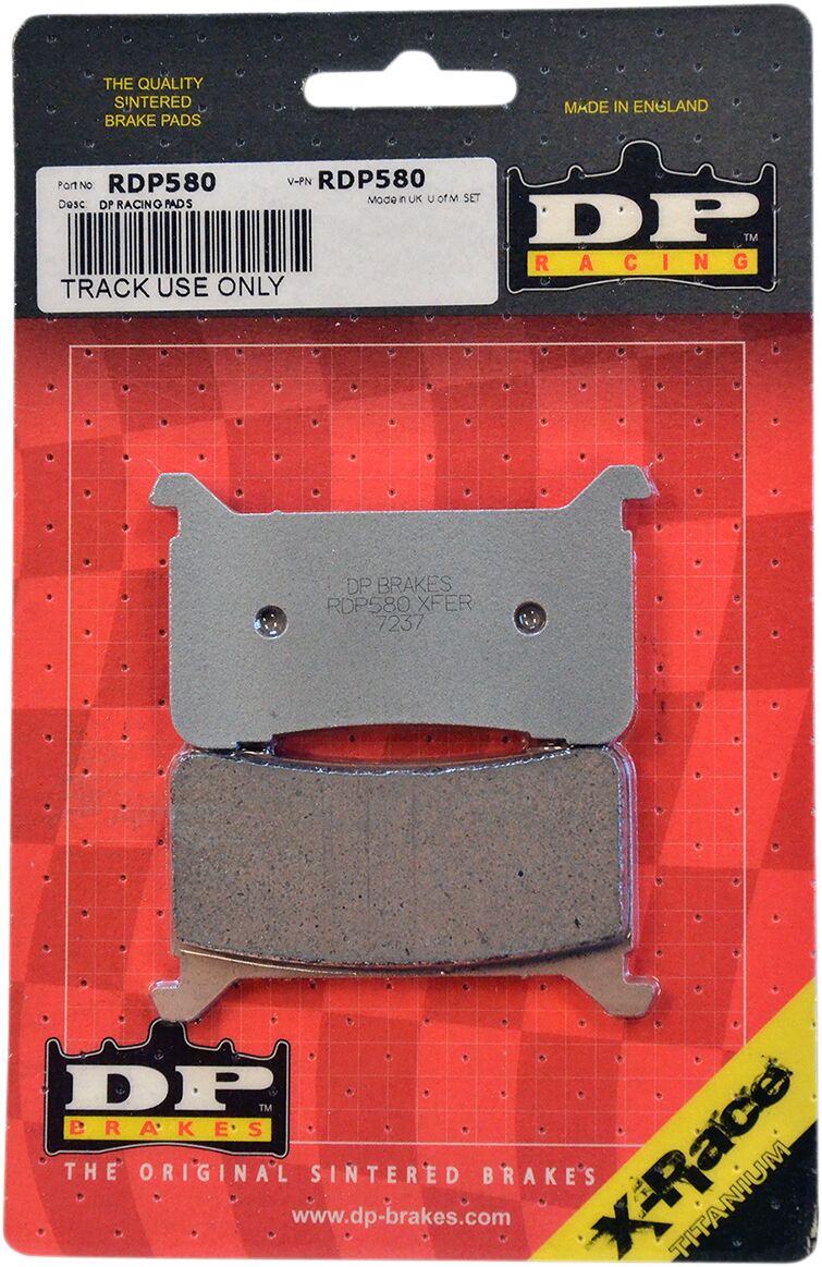 Dp Brakes Brake Pad Sintrd Rdp580