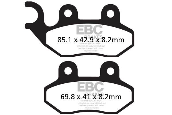 Ebc Brake Pad Sintered Hh