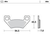 Moto Master Brake Pad Nitro