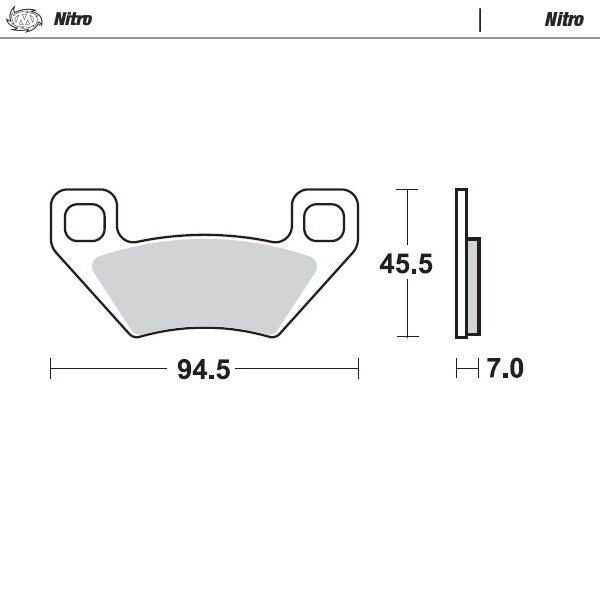 Moto Master Brake Pad Nitro