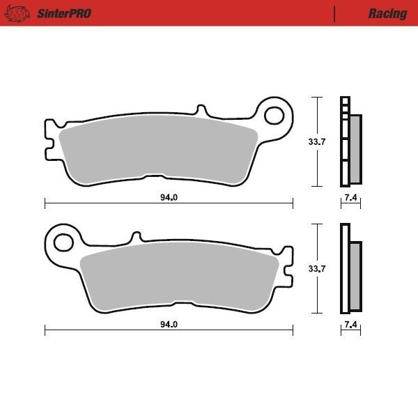 Moto Master Brake Pad Racing