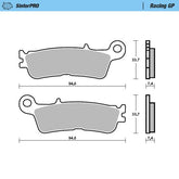 Moto Master Brake Pad Racing Gp