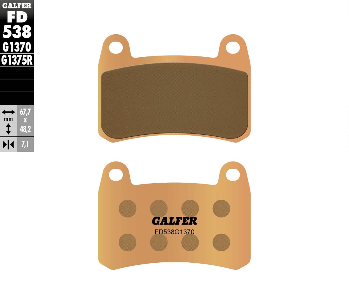 Galfer Brake Pad Sintered