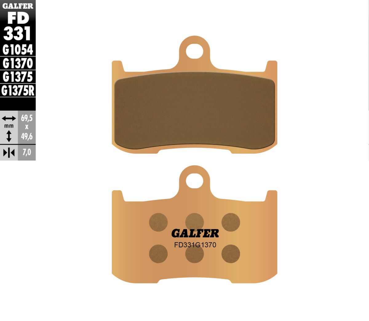 Galfer Brake Pad Sintered