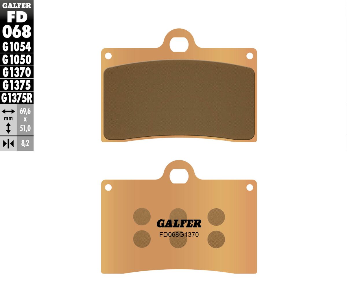 Galfer Brake Pad Sintered