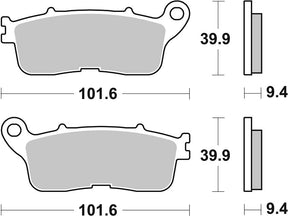 Sbs Brake Pad Sint Rear