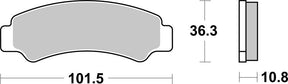 Sbs Brake Pad Sint Atv Race
