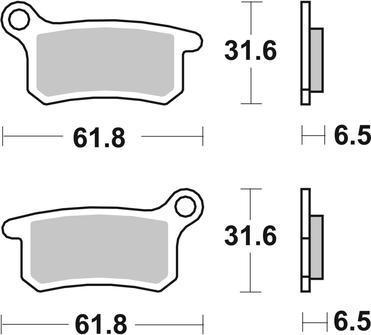 Sbs Brake Pad Sint Off Race