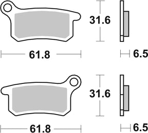 Sbs Brake Pad Sint Off Race