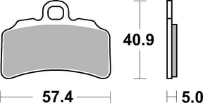 Sbs Brake Pad Sint Off Race