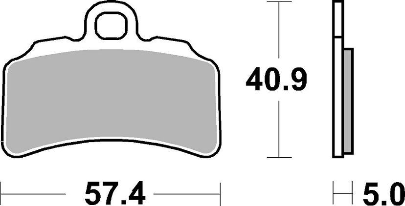 Sbs Brake Pad Sint Off Race