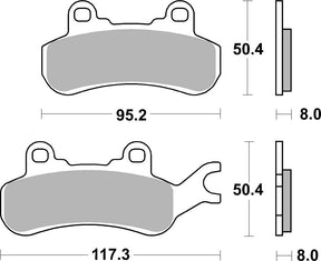 Sbs Brake Pad Sint Off Race