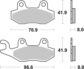 Sbs Brake Pad Sint Off Race