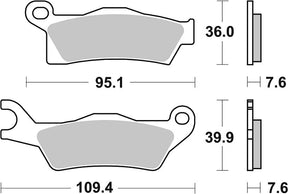 Sbs Brake Pad Sint Off Race