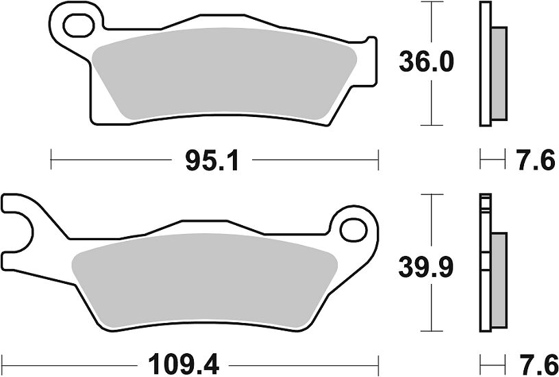 Sbs Brake Pad Sint Off Race