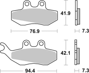 Sbs Brake Pad Sint Scoot
