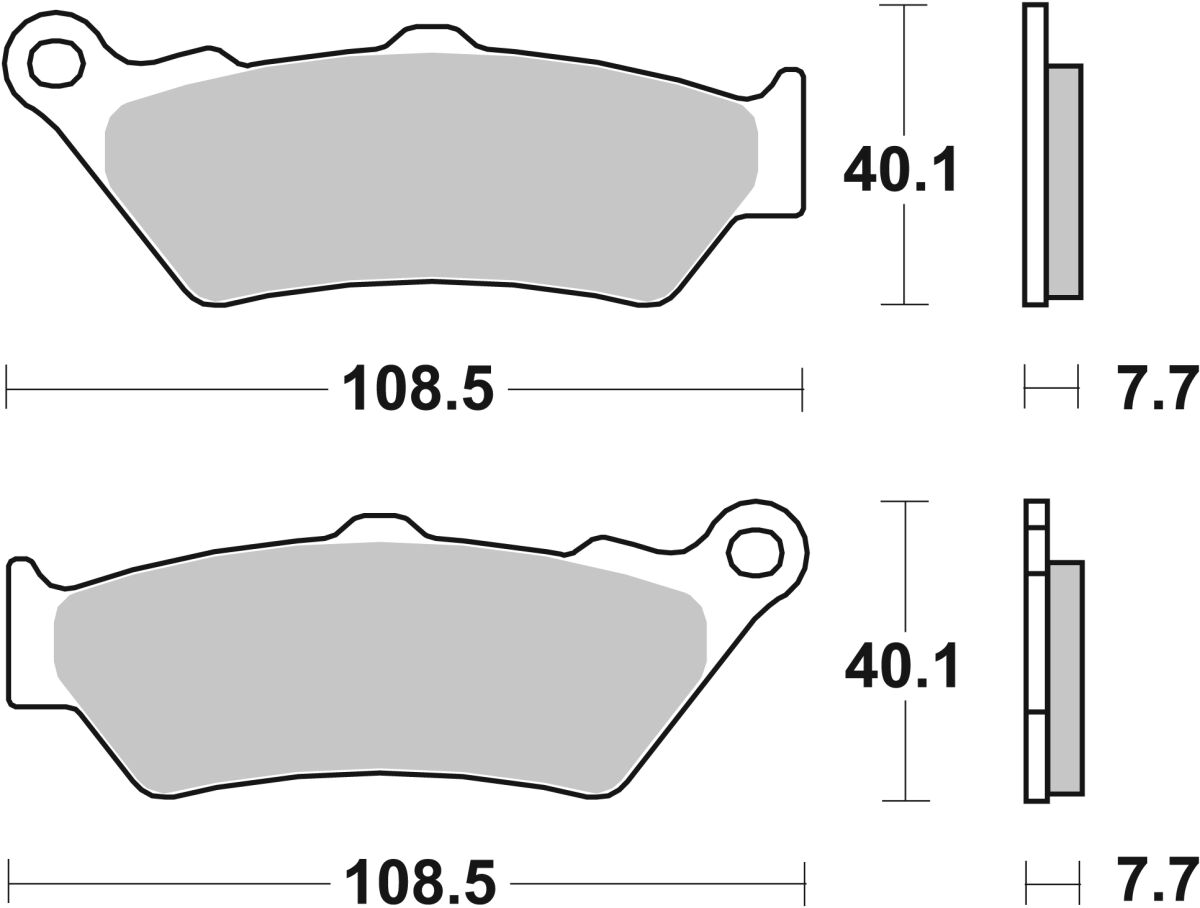 Sbs Brake Pad Sint/Car Off