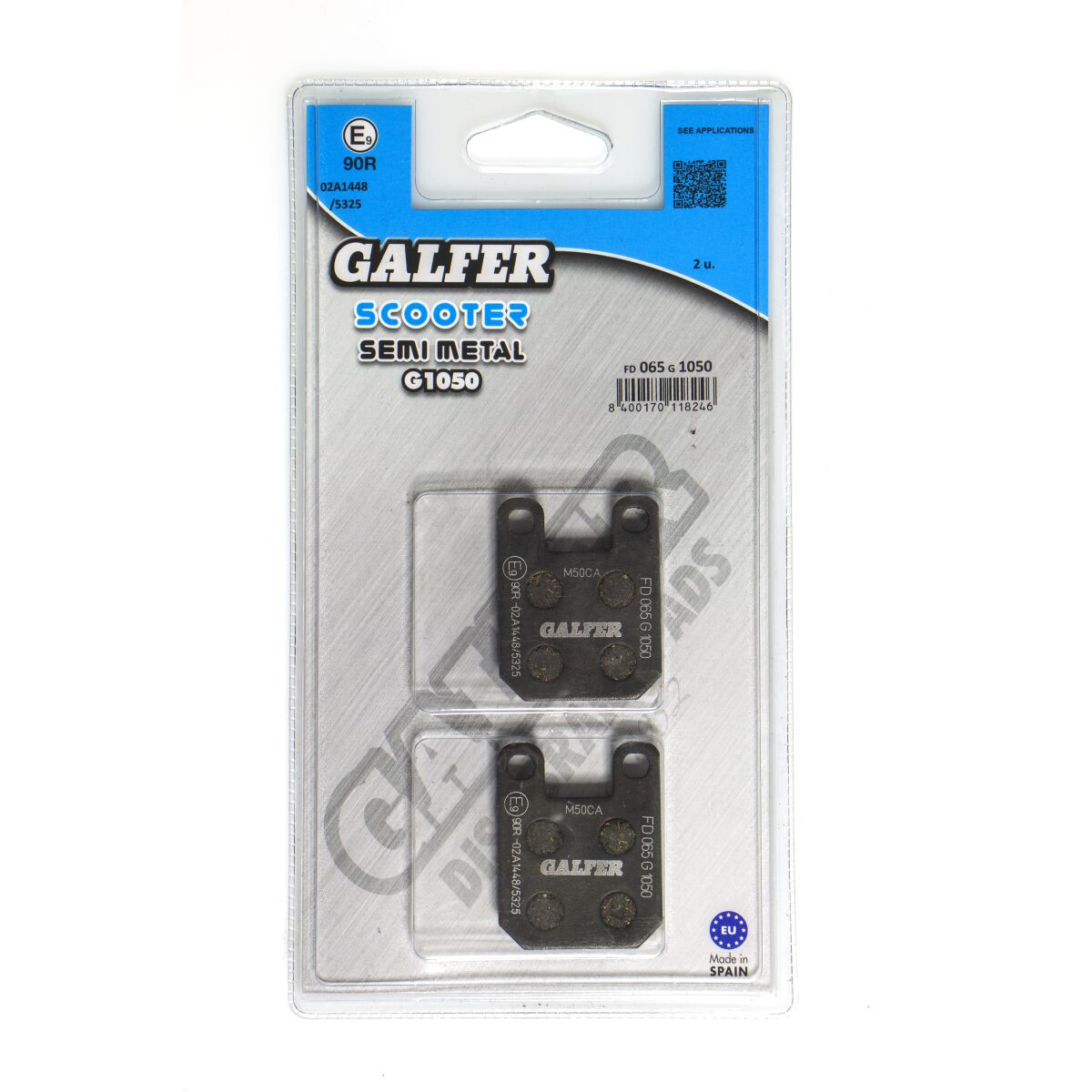 Galfer Brake Pad Semi Metal Scooter