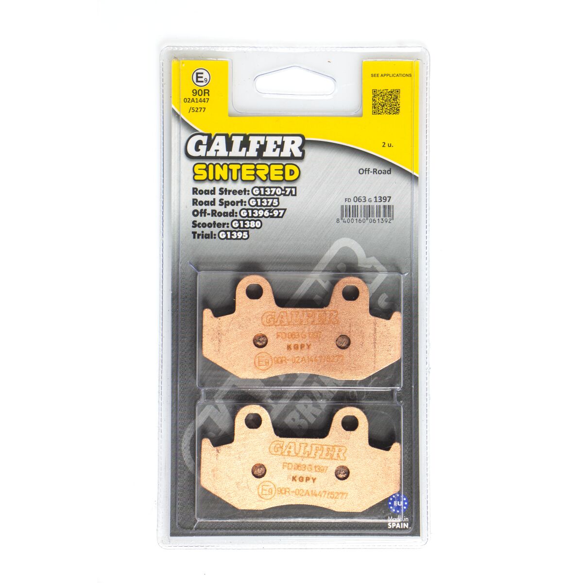 Galfer Brake Pad Sintered Atv
