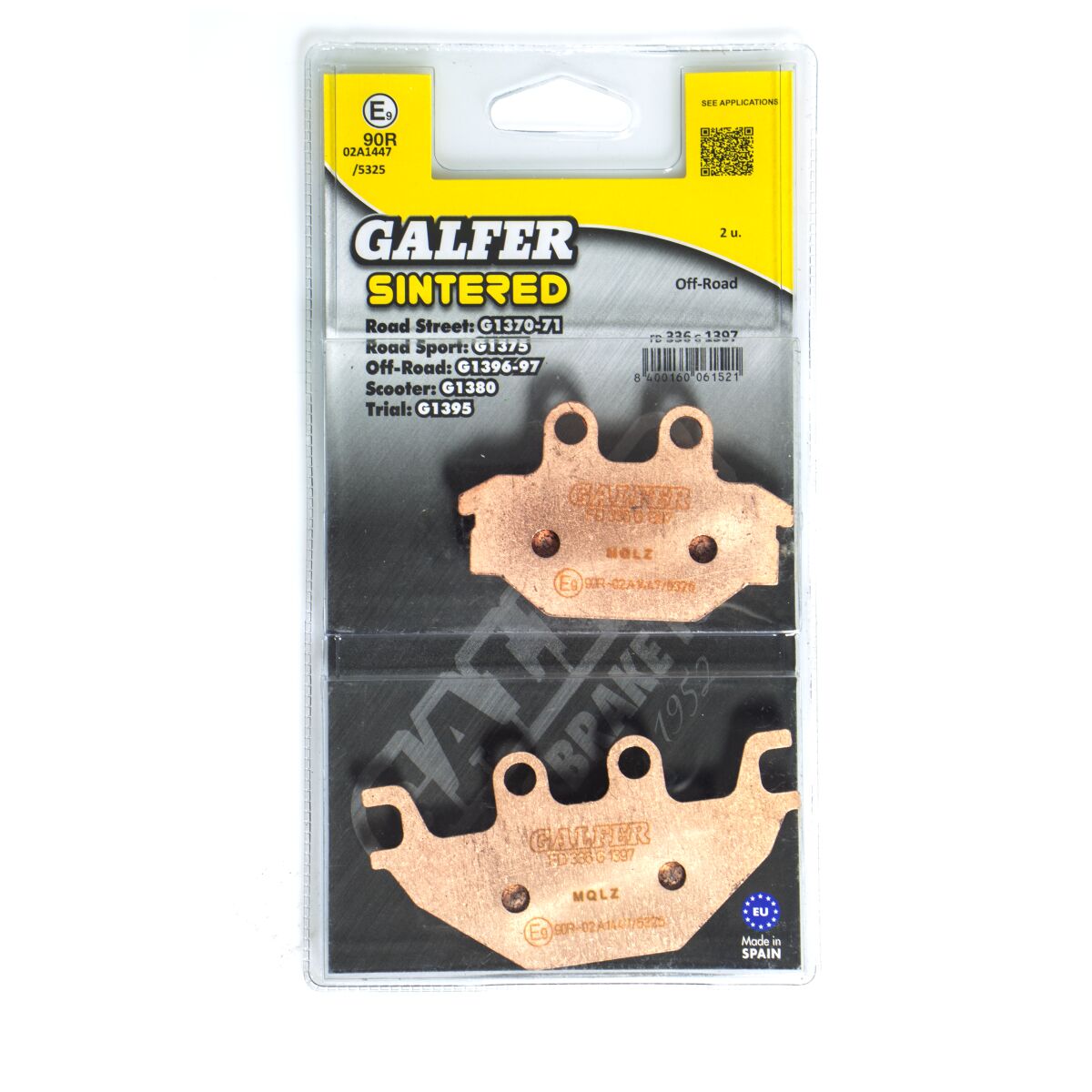 Galfer Brake Pad Sintered Atv