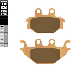 Galfer Brake Pad Sintered Atv