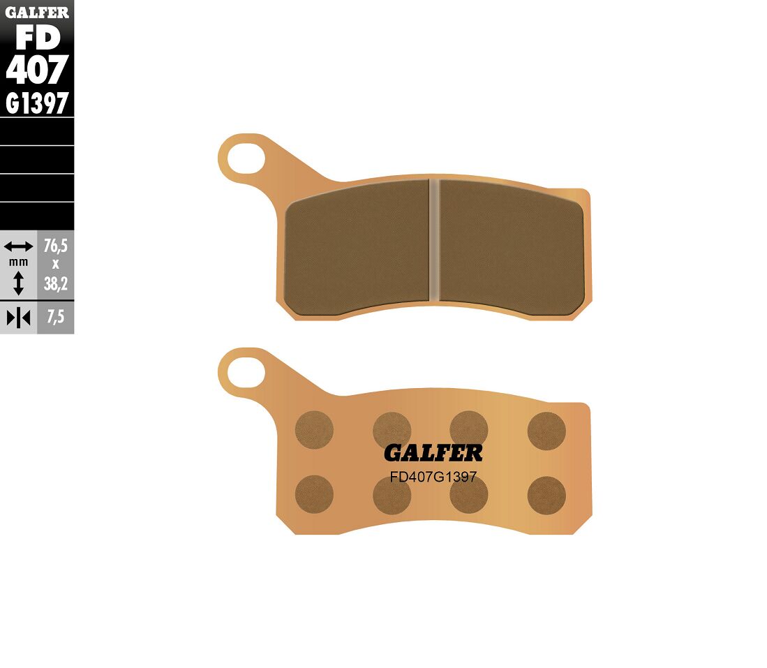 Galfer Brake Pad Sintered Atv