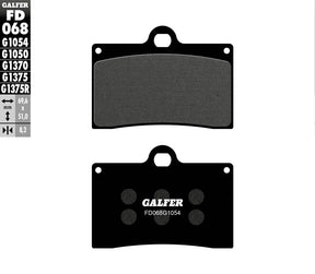 Galfer Brake Pad Semi Metal
