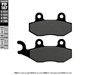 Galfer Brake Pad Semi Metal