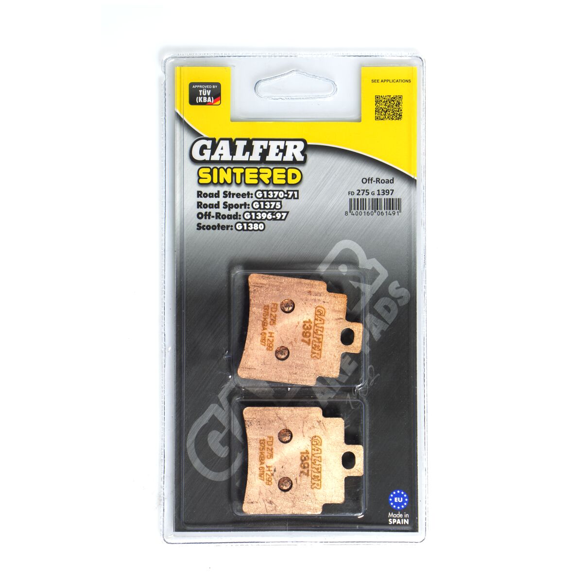 Galfer Brake Pad Sintered Atv