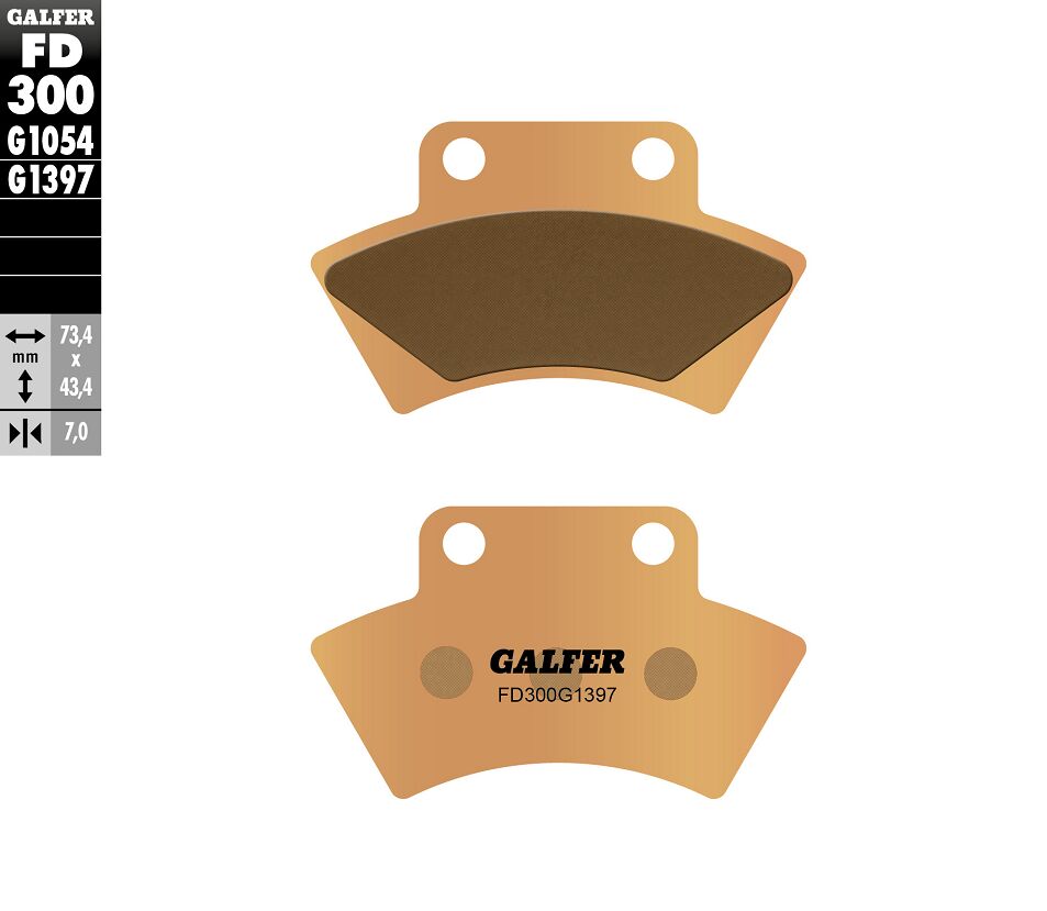 Galfer Brake Pad Sintered Atv