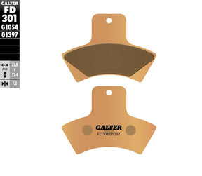 Galfer Brake Pad Sintered Atv